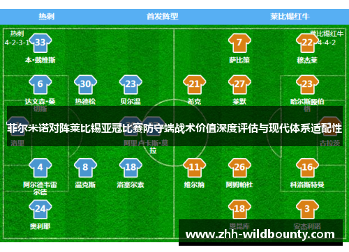 菲尔米诺对阵莱比锡亚冠比赛防守端战术价值深度评估与现代体系适配性